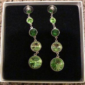 *trifles, Stefanie Somers green drop earrings